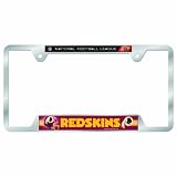NFL Washington Redskins Metal License Plate Frame