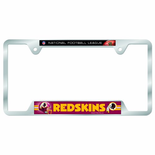 NFL Washington Redskins Metal License Plate Frame