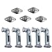 Seismic Audio - (5) NEW SILVER Ceiling Wall Home Speaker Brackets Mounts BOSE Seismic Audio - (5) NEW SILVER Ceiling Wall Home Speaker Brackets Mounts BOSE