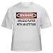 Warning: Ukulele Player with an attitude Adult T-Shirt Various Colors