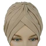 BEIGE RADIANT PLEATED TURBAN HAT HEAD COVER SUN CAP 41gWXQItNrL. SL160 BEIGE RADIANT PLEATED TURBAN HAT HEAD COVER SUN CAP