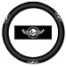 Harley Davidson w/ Skull and Wings - Steering Wheel Cover
