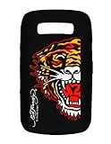 Ed Hardy Silicone Tiger Skin for Blackberry 9700 (Black)