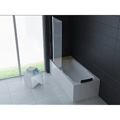 Duschabtrennung Badewanne - Badewannen Duschwand - Badewanne Duschwand 150x102x0,5 cm
