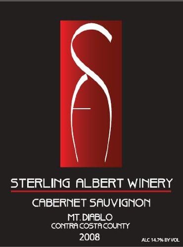 2008 Sterling Albert Mt. Diablo Contra Costa County Cabernet Sauvignon 750 mL