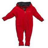 BMS Fleece Baby Overall rot 62