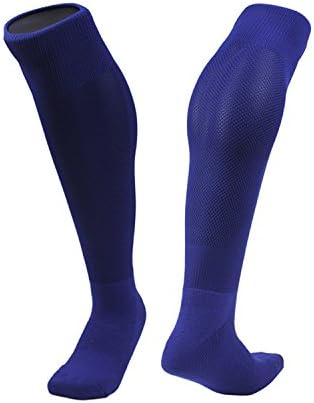 Men's Soccer Basketball Compression Sports Socks Stockings Deepblue