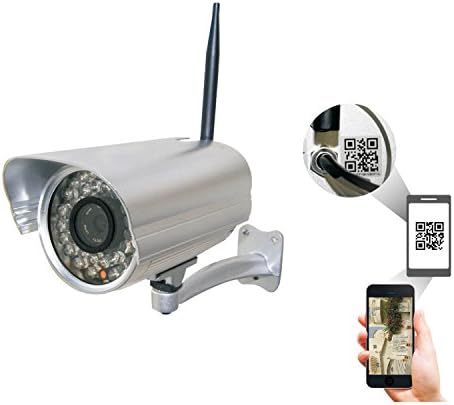 Smartiscam 2 Megapixel HD 1080P H.264 Home Security Surveillance Outdoor WIFI IP Camera Night Vision 99 feet Support Andriod and IOS (Silver)