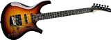 Parker Dragonfly Series DF7243TB Flame Top Electric Guitar, 3 Tone Sunburst