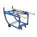 Vestil RDC-1000-5PO Deluxe Rotating Drum Cart with Polyolefin Wheel, Steel, 1000 lbs Capacity