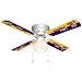 4-Blade Collegiate 42 Ceiling Fan - LSU