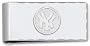 MLB New York Yankees Plated Money Clip with Sterling Silver Logo