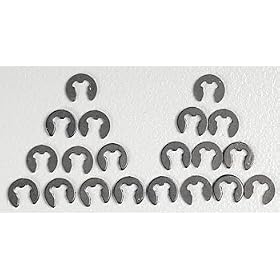 2mm E-Clips MGT from Associated Accessories