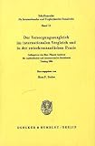 Produkt-Bild: Der Versorgungsausgleich im internationalen Vergleich und in der zwischenstaatlichen Praxis