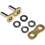 RK Racing Chain GB520GXW RIVET C/L Rivet-Style Gold Connecting Link