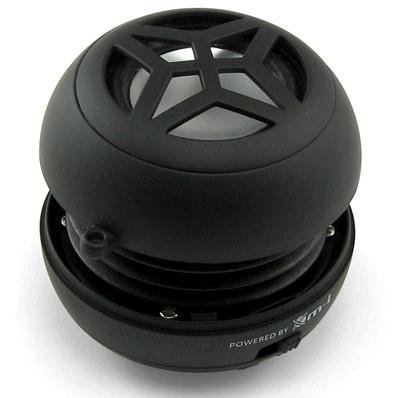 Buy eSecure- Mini Portable xtreme Capsule Speaker with Connectors for MP3, iPod, iPhone, iPad- Black Promo Offer
