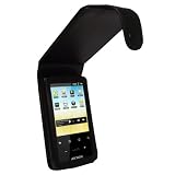 igadgitz NOIR Cuir véritable Etui Housse pour Archos 28 Android Internet Tablette
