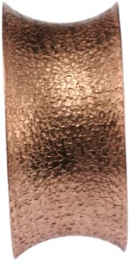 John S Brana Texturized Copper Cuff Bracelet - High-quality Durable Copper - Lightweight - Anti-tarnish Lifetime Guarantee