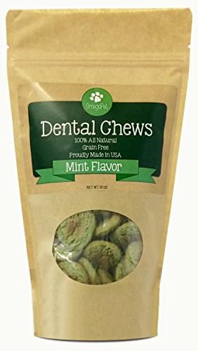 Grain Free Dog Treats (42 Oven-Baked Cookies) Healthy Human Grade Puppy Training Snacks - USA Made