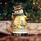 Thomas Kinkade Holiday Cheer Snowman Figurine