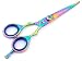Suvorna 5.5" Professional Barber Multicolor Titanium Razor Edge Hair Cutting Shears / Scissors
