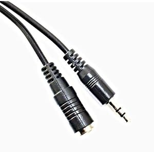 CablesToBuy™ 4.5FT 3.5MM Stereo Audio Extension Cable M/F