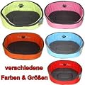 Tierkorb Hundekorb Hundeliege Hundebett Katzenkorb Katzenbett Katzenliege, Farbe:Rosa;Gr��e:S - 43 x 34 x 15 cm