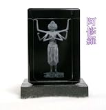 阿修羅像 レーザー彫り ミニフィギュア　日本製 高級立体阿修羅