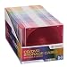 VERBATIM 94178 COLOR CD/DVD SLIM CASES, 50 PK