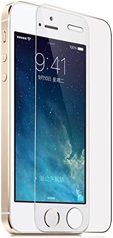 iPhone 5S Screen Protector, Acatim 0.3mm Tempered Glass Protector - Anti-Scratch, Fingerprint Free Oleophobic Coating, HD Ultra Clear Perfectly Fit for Apple iPhone 5S/5C/5