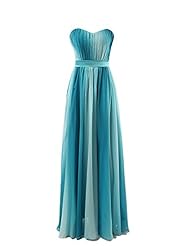 Girls Chiffon Sweetheart Empire   Waistline Illusion Lace Prom Dress/Wedding Dress/Maxi Dress 