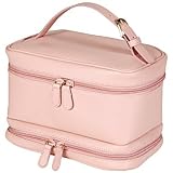 Royce Leather Leather Ladies Cosmetic Travel Case
