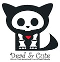 SKELANIMALS GOTHIC CAT STICKER DEAD & CUTE