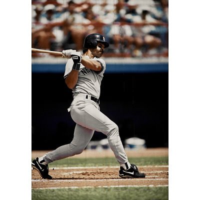 Professionally Framed Don Mattingly New York Yankees Archival Photo Sports Poster Print - 13x19 with RichAndFramous Black Wood Frame