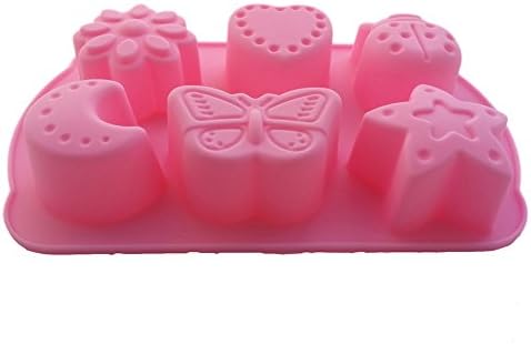 Fanhesheng Pasta Maker Soap DIY Mould Star Butterfly Moon Beetle Heart Flower Silicone Mold