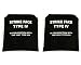 2 Ceramic Plates SAPI Level of protection IV for body armor level III-A