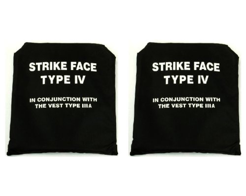 set of 2 X Bulletproof Ceramic plate level of protection IV (4) SAPI for combat Body armor