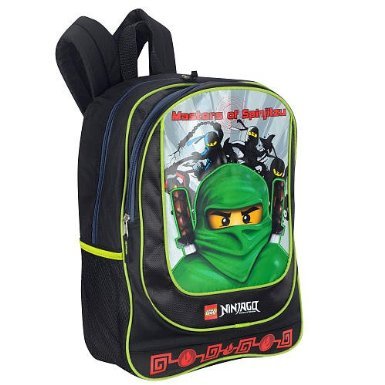 Lego Ninjago Black and Green Backpack