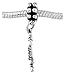 Sterling Silver Small Woodwind Flute Dangle Bead Charm