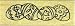Eggs Border Wood Mounted Rubber Stamp