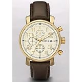 Fossil Vintaged Bronze Chronograph Cream Dial Watch