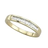 14K Yellow Gold Diamond Wedding/Anniversary Band - 0.25 Ct.