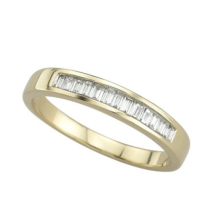 14K Yellow Gold Diamond Wedding/Anniversary Band - 0.25 Ct.