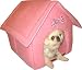 Designer Collapsible Princess Pink Cat / Dog House - Small