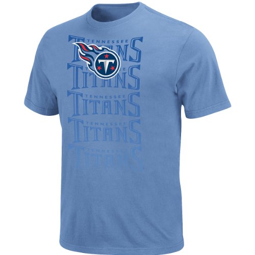 NFL Men's Tennessee Titans All Time Great III Short Sleeve Basic Tee (Coastal Blue, X-Large)