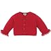 Baby : lace-trimmed cardigan(garnet 12mos)