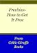Freebies-How to Get Products Free
