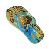 Go Diego Go! Toddler Boys Plush Sock-Top Slippers - Sz 9/10 Large
