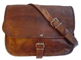 Leder Handtasche Umhngetasche Vintage Schule Ledertasche Klein Neu H1 