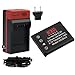 EZOPower Replacement NP-45/NP-45A Battery + Travel Charger with Car Adapter for Fuji FinePix Z1000EXR / Z1010EXR, JZ100, JZ250, JX680, JX500, JX580,T500 / T510, T550 / T560, T400, T350 / T360, XP60, XP50 XP10 XP20 XP30 Z20fd J10 J20 Z70 Z33WP Z100fd Z90 T200 T300 JX350 Digital Cameras